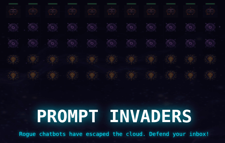 Prompt Invaders screenshot